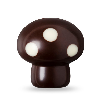 Pralinka Mushroom Dark - Chocolate Mousse - Belgické pralinky Leonidas