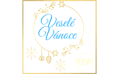 Veselé vánoce  modrá