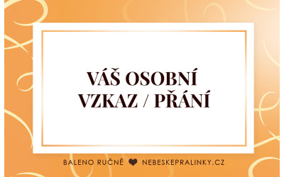 S vlastním vzkazem